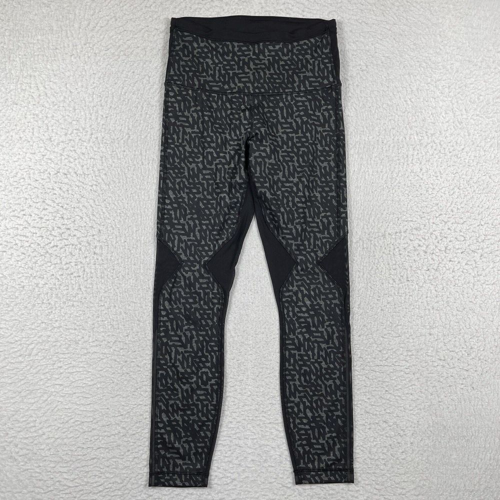 Lululemon Leggings Womens 6 Black Athleisure 7/8 Tight Running In The City Yoga